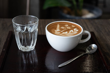 white coffee cup