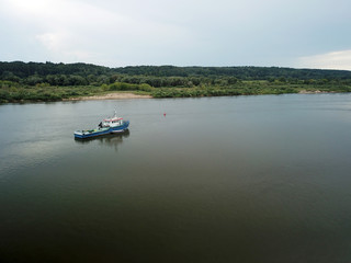 Fototapeta na wymiar Aerial view of a river