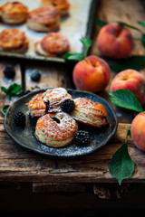 FRESH BLACKBERRY PEACH HAND PIES