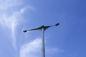 Street lamppost under the sky