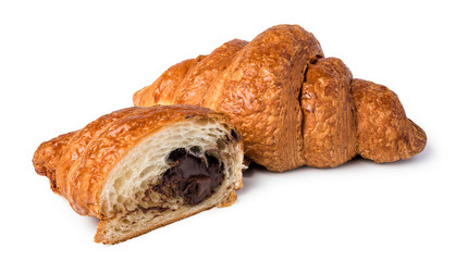 freshly baked croissants
