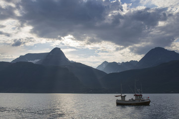 boat in the fjord