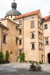 Ancient medieval castle of Grabstejn in the Czech Republic in a small picturesque town. 