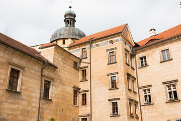 Ancient medieval castle of Grabstejn in the Czech Republic in a small picturesque town. 