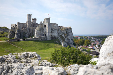 Zamek Ogrodzieniec Obiekt zabytkowy nr rej. 771/67 z 17.06.1967[1] Ilustracja Ogrodzieniecki zamek Państwo  Polska Miejscowość Podzamcze Położenie na mapie województwa śląskiego (Przełącz na mapę Pols © JDziedzic