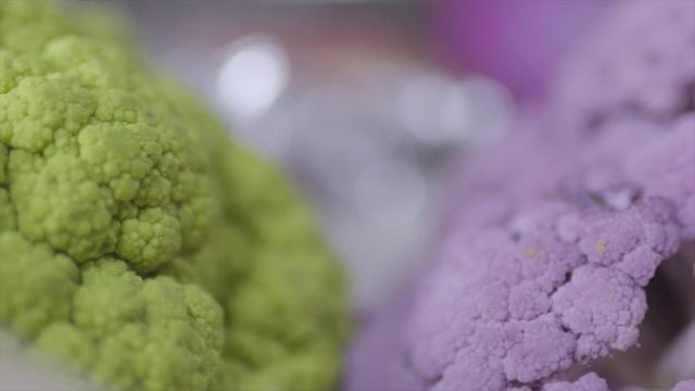 Blumenkohl Gem&uuml;se Kameraschwenk