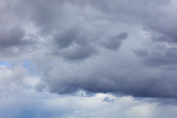 Clouds before the rain as a background