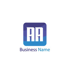 Fototapeta premium Initial Letter AA Logo Template Design