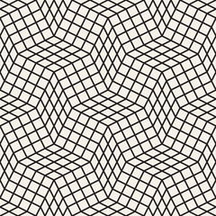 Vector seamless pattern. Modern stylish abstract texture. Repeating geometric tiles..