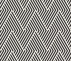 Wallpaper murals Triangle Vector seamless pattern. Modern stylish abstract texture. Repeating geometric tiles