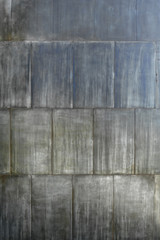 Metal wall texture background with tiles