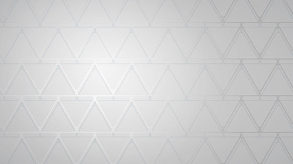 Abstract background of intersecting triangles with shadows in gray colors