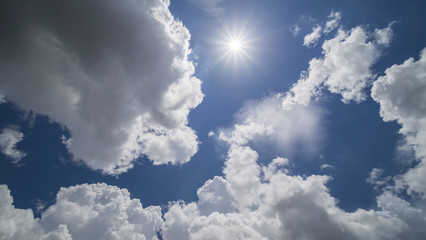 beautiful sky and cloud