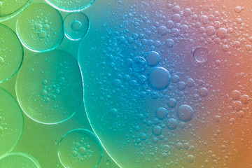 Abstract water bubbles background