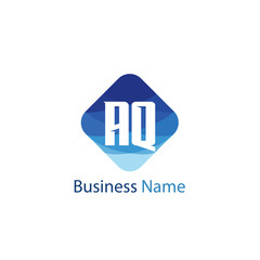 Initial Letter AQ Logo Template Design