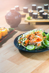 Japanese food Sushi and Sashimi
