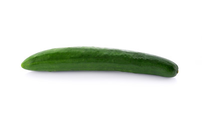 Cucumber isolated on white background.