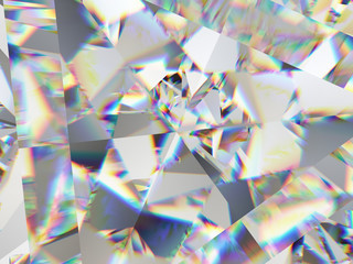 Gemstone structure extreme closeup and kaleidoscope - obrazy, fototapety, plakaty