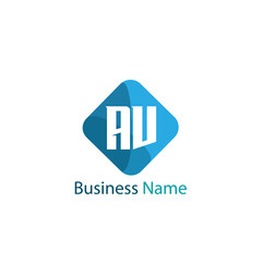 Initial Letter AV Logo Template Design