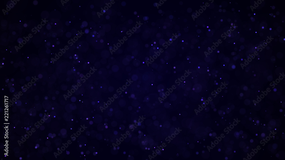 Aufkleber dust particles. abstract background of particles. cosmic galaxy illustration. 3d rendering.
