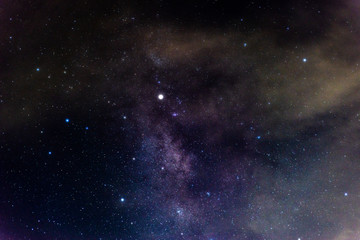 Milky way galaxy with nebula and stars © zodar