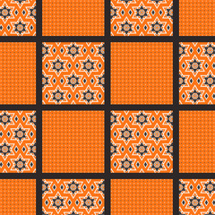 Patchwork seamless pattern