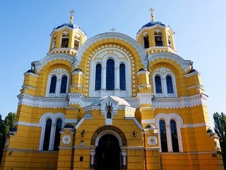 Facade of the St. Vladimir Cathedral in Kiev