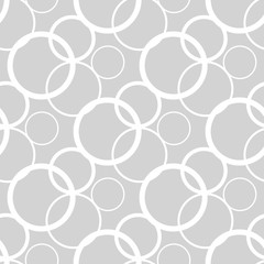 Naklejka premium Geometric seamless pattern. Circles