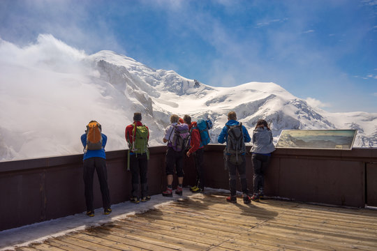 Terrace Peak Aiguille Du Midi