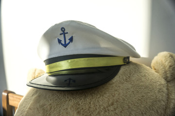 Marine's hat from brave and strong captain