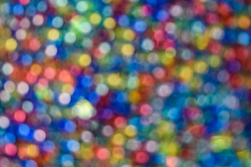 Blurred and abstract multicolored pattern. Bokeh background