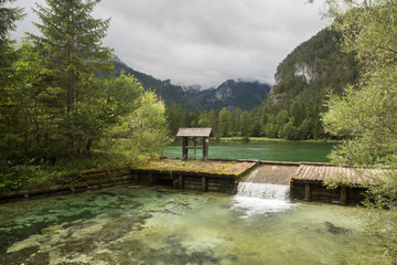 Schiederweiher, beautiful lake in Austria near Hinterstoder