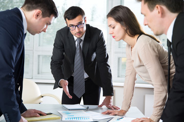 Business people working together in the office