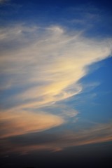 dramatic evening sky backdrop