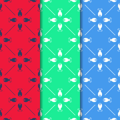 abstract bug seamless pattern with netting