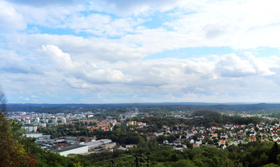 The town Boras in Sweden.