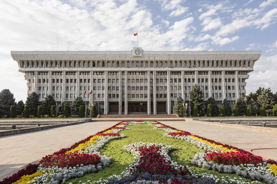 The Parliament of the Kyrgyz Republic in Bishkek