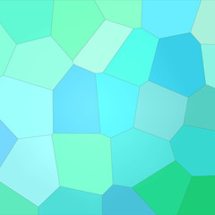 Illustration of Square aqua bright Giant Hexagon   background.