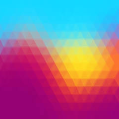 Abstract colorful vector background with triangles