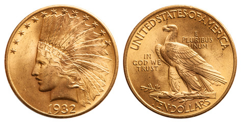 USA 10 Dollar Gold Eagle Indian Head