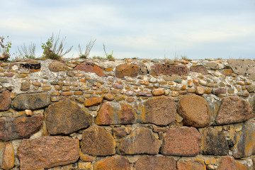 Old stone wall.