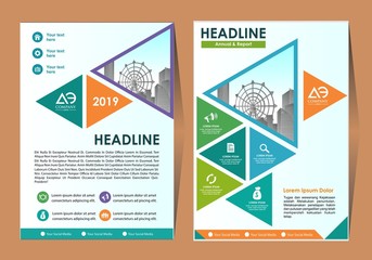 cover, layout, brochure, magazine, catalog for annual report
