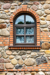 window in the old house. 
