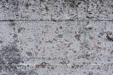 full frame of blank grey concrete wall as backdrop