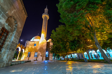 View of Rizvaniye Mosque and Balikli Gol