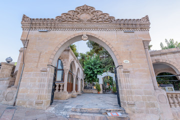 Fototapeta na wymiar Historical gate of Bediuzzaman cemetery in Turkey