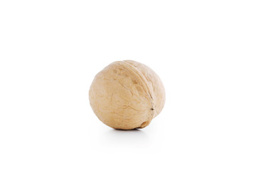 Fototapeta na wymiar beautiful walnuts isolated on white background