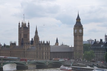Fototapeta na wymiar Bird's Eye View Of The Palace of Westminster