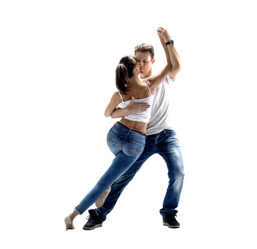 Couple Dancing Social Danse