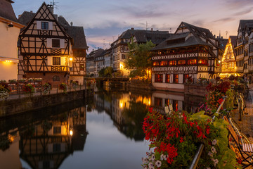 Das romantische und berühmte Viertel Petite France in Straßburg
